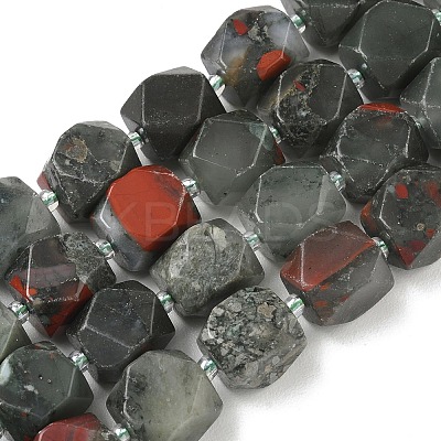 Natural African Bloodstone Beads Strands GG-CBAF8A8-A09-01-1