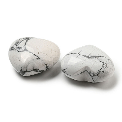 Natural Howlite Statues Ornaments G-P531-03N-1