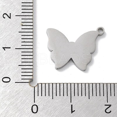 304 Stainless Steel Pendants STAS-P339-14P-01-1