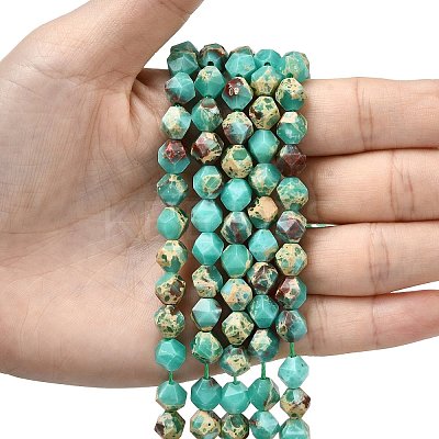 Synthetic Shoushan Stone Beads Strands G-Z119-A01-02A-1