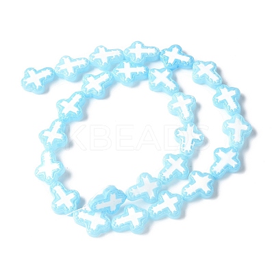 Baking Paint Glass Enamel Beads BLOW-D300-06B-1