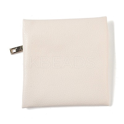 Imitation Leather Jewelry Storage Zipper Bags ABAG-G016-01B-02-1