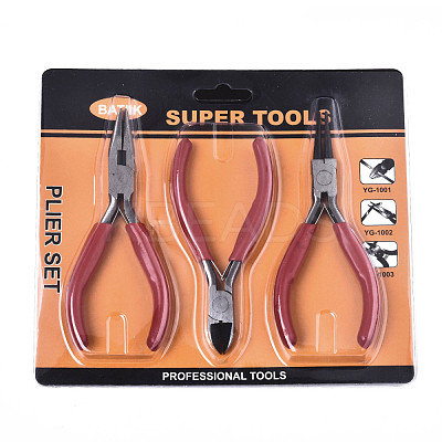 45# Steel Jewelry Plier Sets TOOL-S012-03B-1