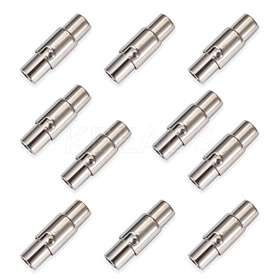 Smooth 304 Stainless Steel Magnetic Screw Clasps STAS-PJ0001-09P-1