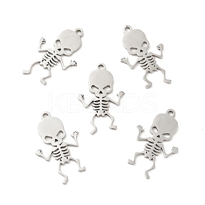 Non-Tarnish 201 Stainless Steel Pendants LS-STAS-E015-20P-1