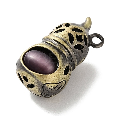 Brass Pendants KK-M284-20AB-05-1