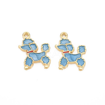 Alloy Enamel Pendants ENAM-N055-013B-NR-1