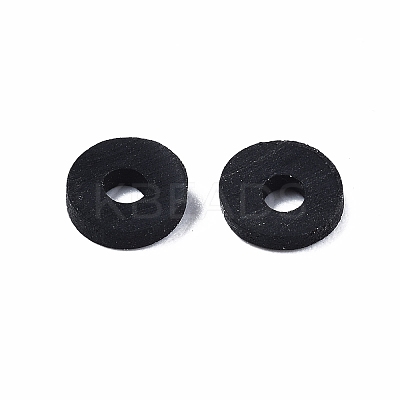 Handmade Polymer Clay Beads Strands CLAY-R089-6mm-T02B-33-1