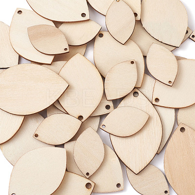 DIY Unfinished Wooden Pendant Earring Making Kits DIY-YS0001-16-1