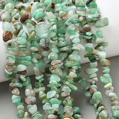 Natural Chrysoprase Beads Strands G-G0004-D01-A-01-1