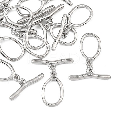 SHEGRACE Brass Toggle Clasps XGRQ58360-790P-1