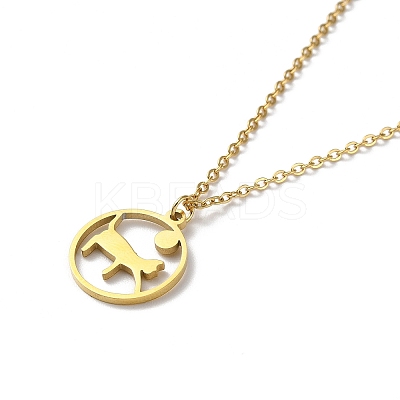 304 Stainless Steel Pendaant Necklaces LS-NJEW-D047-01G-1