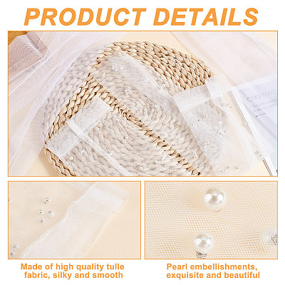 2 Pairs 2 Styles Nylon Tulle Long Sleeve FIND-OC0003-16-1