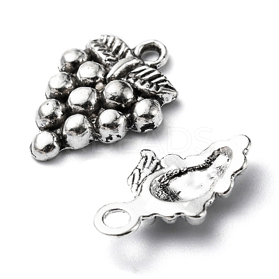 54Pcs 9 Style Tibetan Style Alloy Fruit Charms TIBEP-FS0001-11-1