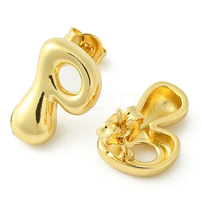 Rack Plating Brass Earrings EJEW-S222-01G-P-1