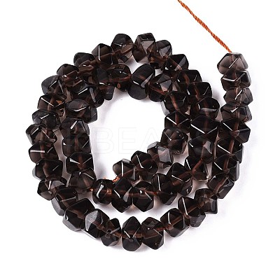 Natural Ice Obsidian Beads Strands G-D091-A26-1