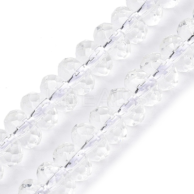 Transparent Glass Beads Strands GLAA-N001-61B-1