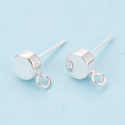 Brass Stud Earring Findings KK-WH0065-09D-S-1