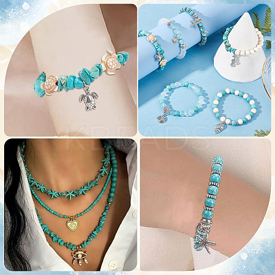 DIY Ocean Theme Bracelet Making Kit DIY-SC0023-37-1