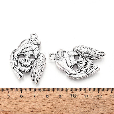 Rack Plating Tibetan Style Alloy Pendants PALLOY-N181-02AS-1