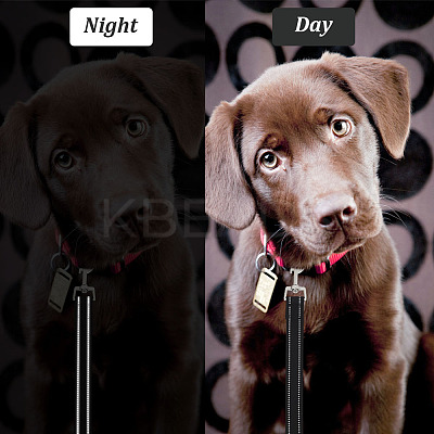 Adjustable Reflective Polyester Pet Leashes AJEW-WH0314-194-1