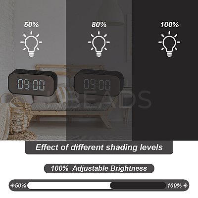 Rectangle PET LED Light Blocking Stickers AJEW-WH0270-042A-1