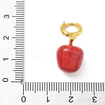 304 Stainless Steel Enamel Pendant Decorations LS-STAS-A131-04G-1