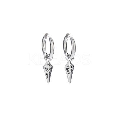 304 Stainless Steel Hoop Dangle Earrings for Men WGD23A3-01-1