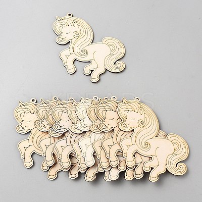 Unicorn Unfinished Wood Pieces WOOD-CJC0007-04H-1