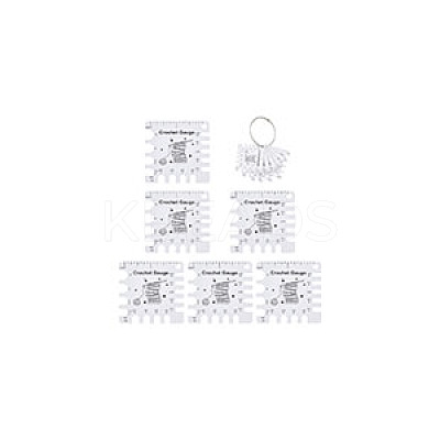 6Pcs PVC Sewing Rulers DIY-NB0012-38D-1