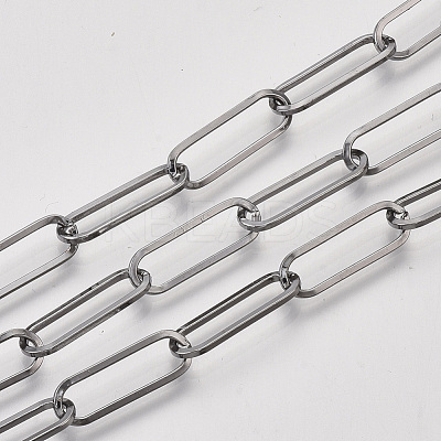 Unwelded Iron Paperclip Chains CH-S125-02B-B-1