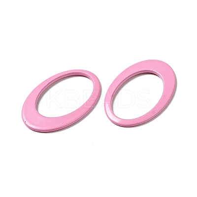 Spray Painted 201 Stainless Steel Linking Rings STAS-G304-05B-1