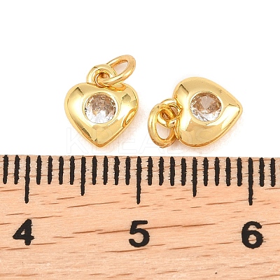 Brass Micro Pave Cubic Zirconia Pendants LS-KK-F927-12A-G-1