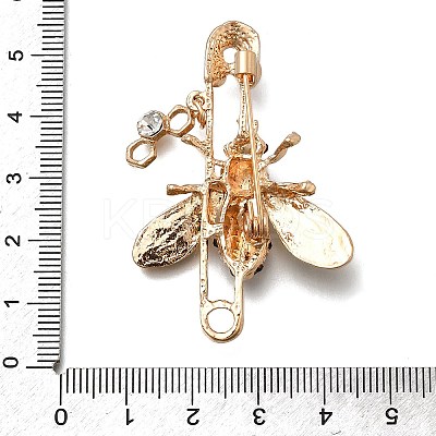 Zinc Alloy Enamel Rhinstone Brooches JEWB-V001-03C-01-1