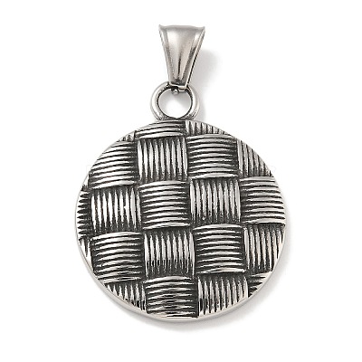 304 Stainless Steel Pendants STAS-Z097-10AS-1
