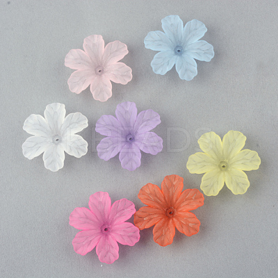 Transparent Acrylic Beads X-FACR-Q009-09-1
