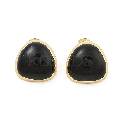 PVD Vacuum Plating Golden 304 Stainless Steel Stud Earrings for Women EJEW-Z068-06G-1