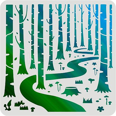 Plastic Reusable Drawing Painting Stencils Templates DIY-WH0172-428-1