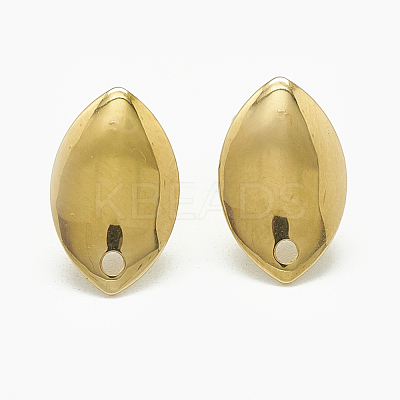 304 Stainless Steel Stud Earring Findings STAS-Q225-18G-1