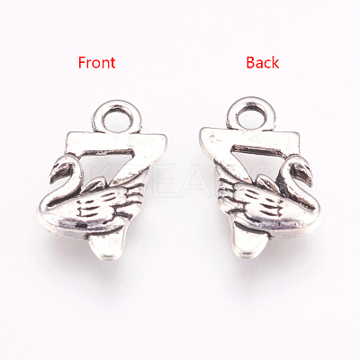 Tibetan Style Alloy Pendants X-TIBEP-C146-AS-NR-1
