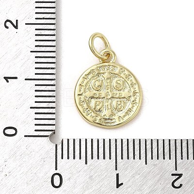Brass Charms KK-E091-03G-1