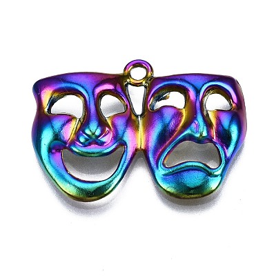 Alloy Comedy and Tragedy Pendants PALLOY-N163-047-NR-1