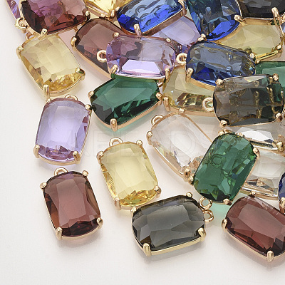 Faceted Glass Pendants X-GLAA-T010-005A-01-1
