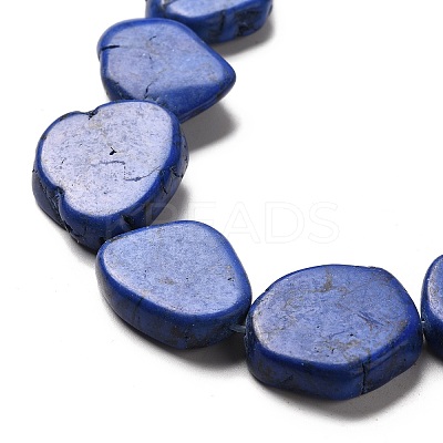 Synthetic Turquoise Dyed Beads Strands G-E594-25H-1