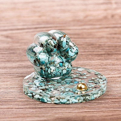 Resin Paw Print Mobile Phone Holder PW-WG35670-02-1