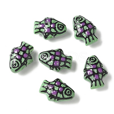 Baking Paint Glass Enamel Beads BLOW-D300-03B-1