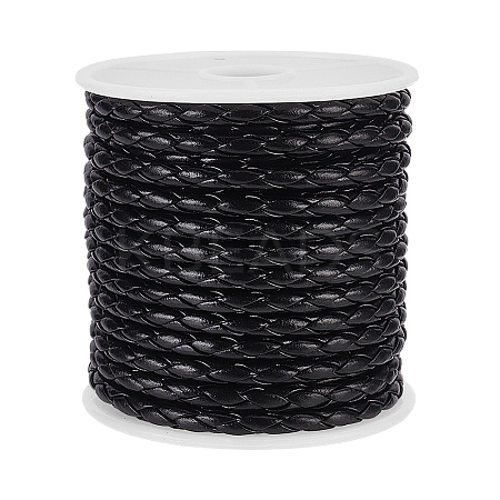 4-Ply Round Imitation Leather Braided Cord LC-WH0003-10A-1