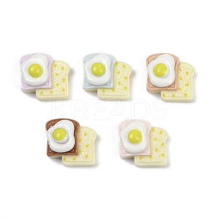 Opaque Resin Cabochons RESI-K043-07C-1