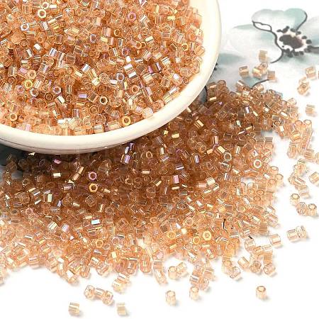 Transparent Colours AB Glass Seed Beads SEED-S042-19B-05-1