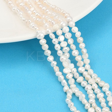 Natural Cultured Freshwater Pearl Beads Strands PEAR-P064-19B-04A-1